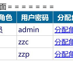 用户列表 用户列表