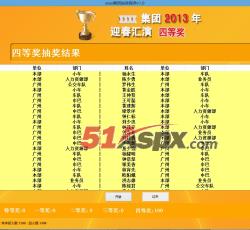 抽奖结果