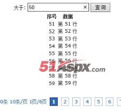 查询结果分页