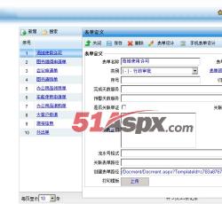 系统管理-表单定制