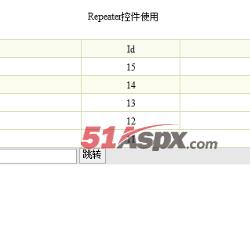 Repeater控件绑定