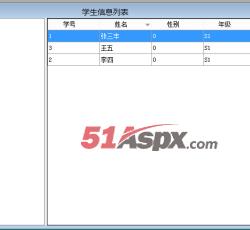 学生信息列表