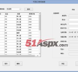 预定房间信息 预定房间信息