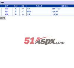 教师信息