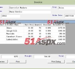打印数据显示 打印数据显示
