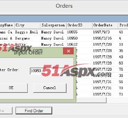 选择订单号 选择订单号