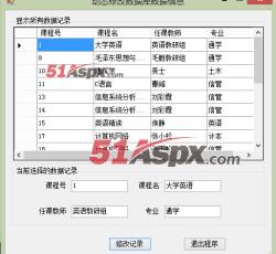 课程修改 课程修改