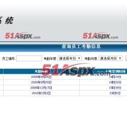 员工考勤信息 员工考勤信息
