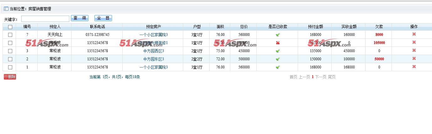 房屋销售管理