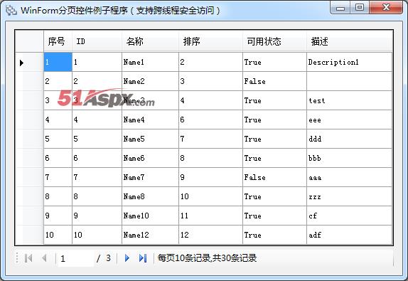 分页控件演示