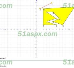含有坐标的在线几何绘图