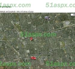 带有图标卫星地图 带有图标卫星地图