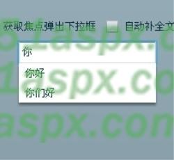 打字出弹出提示