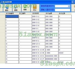 员工发放工资管理