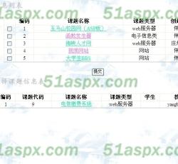 课题信息列表
