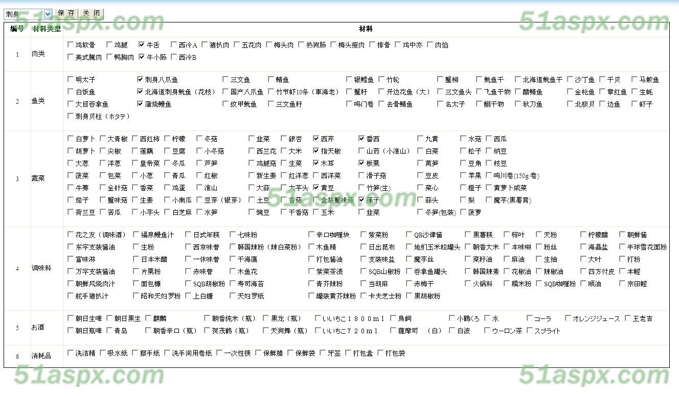 菜单合成