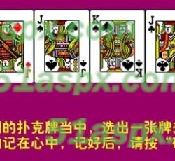 选择纸牌 选择纸牌