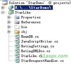 无刷新评星控件及演示（全部源码）