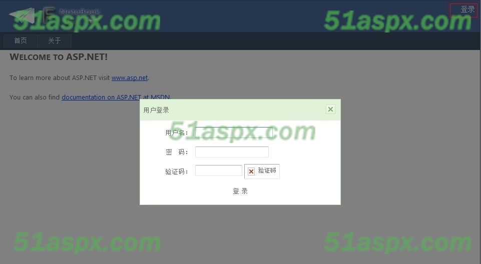 登陆效果