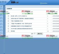 后台新闻管理 后台新闻管理