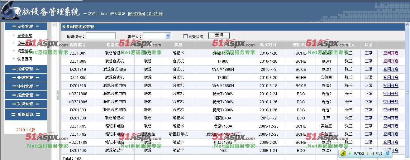 设备闲置状态管理