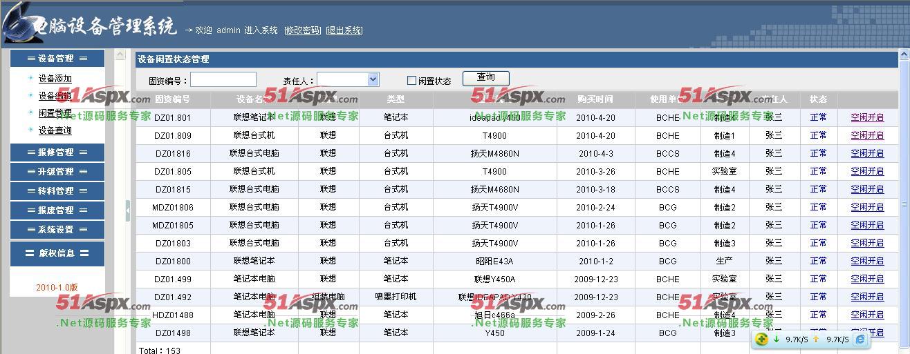 设备闲置状态管理