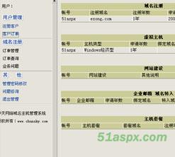 春天网络.net版域名主机系统源码