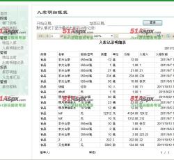 入库明细 入库明细
