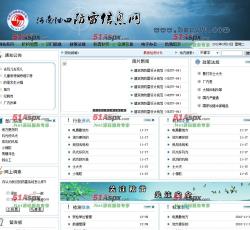 网站首页部分截图