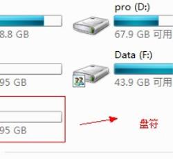 生成的盘符