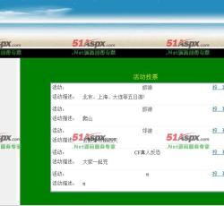 活动投票管理
