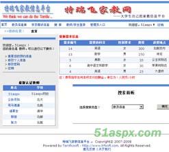 特瑞飞家教信息平台源码