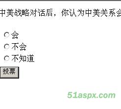 Asp.net简单投票系统源码