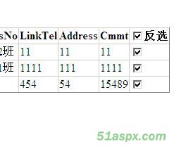 GridView全选/反选示例源码