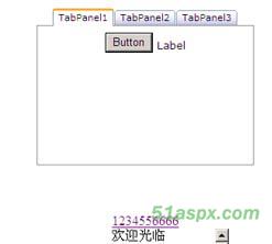 AjaxControlToolkit之Tabs控件Demo