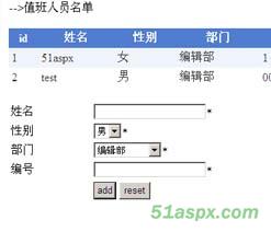 Asp.net2.0值班管理系统源码