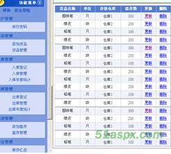 库存管理系统V1.0源码