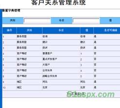 APTECH客户关系管理系统源码