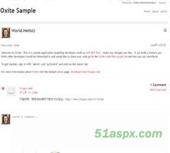 Oxite内容管理系统源码