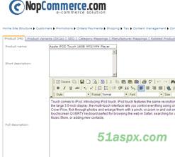 NopCommerce电子商城系统1.05