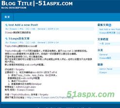 TriptychBlog博客系统Access版