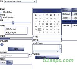 silverlight toolkit中的主题(theme)应用